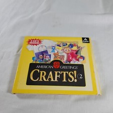 Broderbund American Greetings Crafts 2 3 Cds Inside made for Windows 95, 98, NT