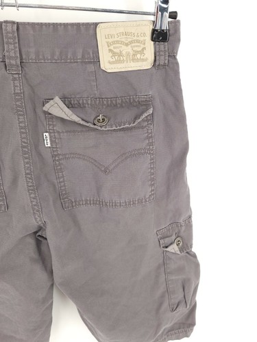 Levis Cargo Shorts Boys 20 Regular Pockets Gray - Picture 6 of 10