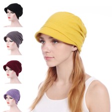 Frauen Muslimische Haarausfall Kopftuch Hut Stretch Krebs Chemo Turban Wrap Caps