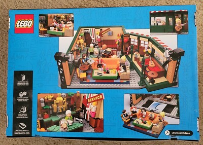 Lego Friends Central Perk Set TV Cafe 21319 NIB, Lighting Kit, and
