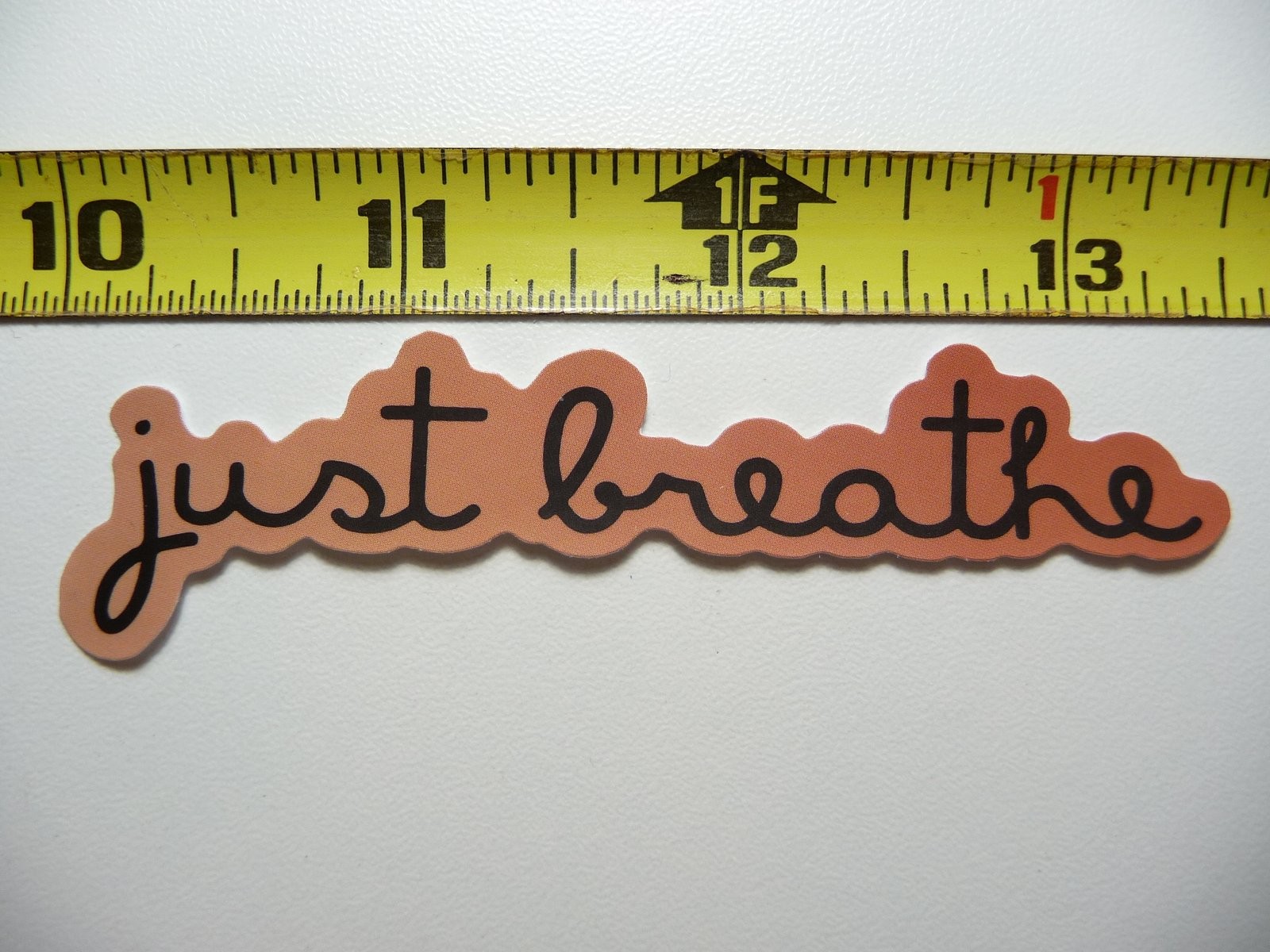 JUST BREATHE Motivational Decal Sticker for Positivity Kindness Inspiration