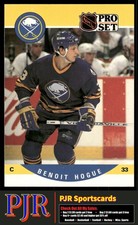 Benoit Hogue 1990-91 Pro Set #416 Buffalo Sabres