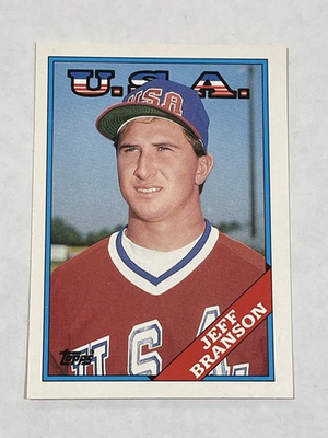 #ad 1988 Topps Traded Baseball #19T Jeff Branson $2.35