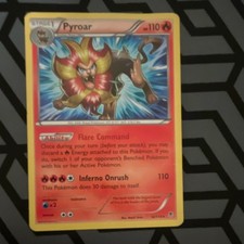 Pokémon Pyroar Holo Rare XY Phantom Forces 12/119 Stage 1 110 HP Inferno Onrush