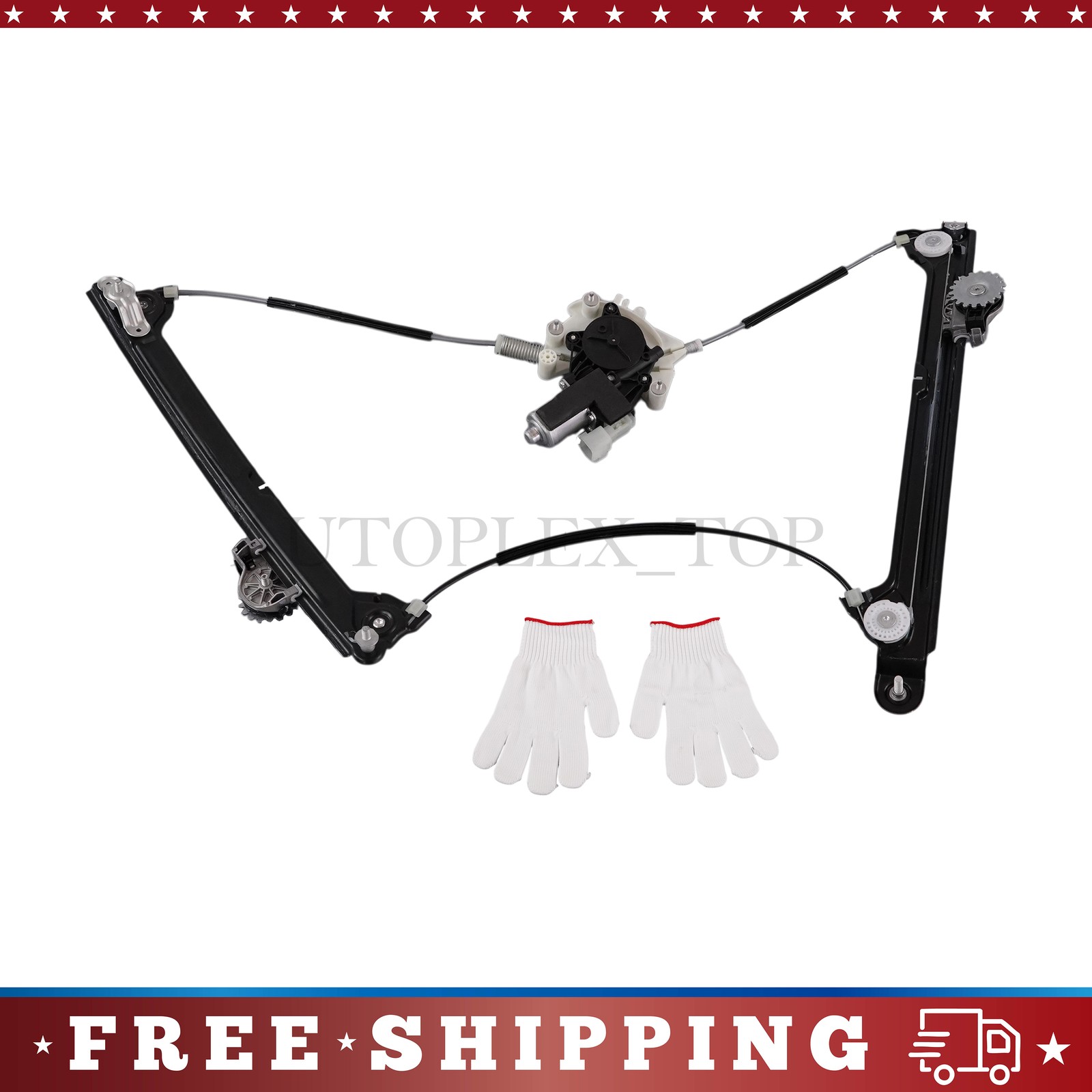 Fits 2017-2024 Maserati Levante Front Left Window Regulator With Motor US