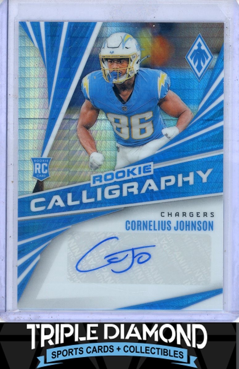 Cornelius Johnson Panini Phoenix Rookie Calligraphy Autographs #RCCJN Hyper