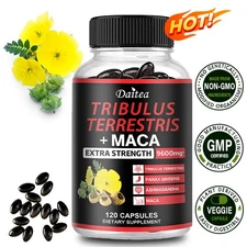 Testosterone & Muscle Boost 120 Capsules - Enhance Vitality and Energy