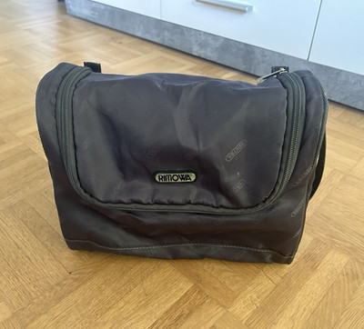 RIMOWA Reise-Kulturbeutel/Waschtasche Nylon Schwarz zum Aufhängen mit Haken