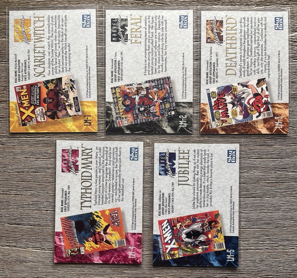 1992 Marvel Masterpieces Lost Marvels Lost Ladies Complete Set - Image 2 of 2