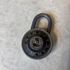 VINTAGE YALE  COMBINATION PADLOCK - No Combo,...