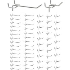 Lochwandhaken Edelstahl 60 Stück Werkzeugwand Haken Verkaufsdisplays