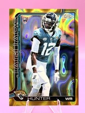 2025 Topps Chrome Football Travis Hunter RC Gold Lava Refractor /50 🔥