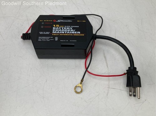 Schumacher SE-1-12S Onboard 1.5 Amp Slow Charge Battery Maintainer - Tested