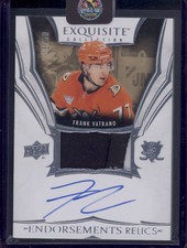 2024-25 Exquisite Frank Vatrano Endorsements Relics Patch Auto SP /50