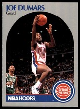 Joe Dumars 1990-91 Hoops #103 Pistons NBA READ FREE SHIPPING AutographDen