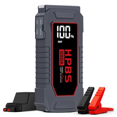Hpbs Car Jump Starter - 5000A Peak Jump Starter Battery Pack Dc For Up To All