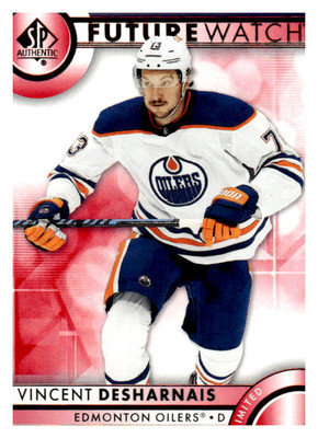 2023-24 SP Authentic #133 Vincent Desharnais Limited Red