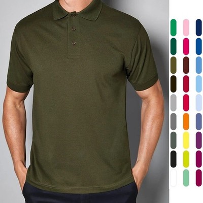 Herren Classic Piqué Poloshirt, Golf Sport Freizeitpolo, Superwash  Uni Polohemd