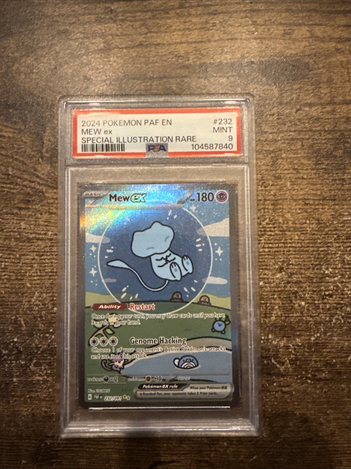 Mew ex 2024 Scarlet & Violet: Paldean Fates #232/091 Special