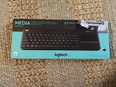 Logitech K400 Plus keyboard RF Wireless - Black