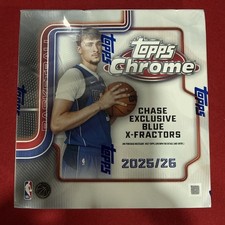 2025-26 Topps Chrome Basketball Mega Box Factory Sealed Flagg Knueppel RC. Roy