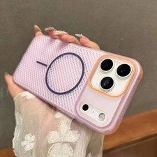 For iPhone 17 16 15 14 Pro Max Air 13 12 Frosted Case MagSafe Shockproof Cover