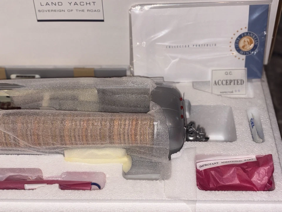 RARE, FRANKLIN MINT INTERNATIONAL AIRSTREAM CAMPER LE NEW IN BOX, 1968, VTG USA - Image 2 of 4