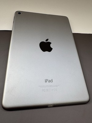 Apple IPAD Mini 4 128GB MK942LL/A Silver Factory Settings 