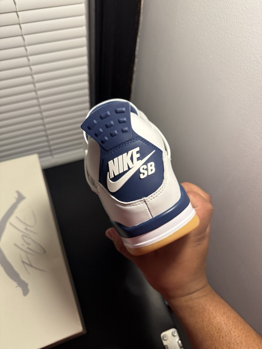 Nike SB x Air Jordan 4 Retro SP Navy Size 9.5 Clean Condition | eBay