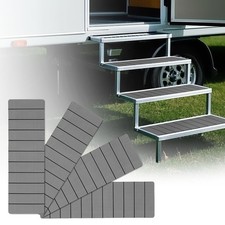 RV Step Covers 4 Pack, Non Slip RV Stair Covers, 24 x 7.5 inches, Gray  EVA ...