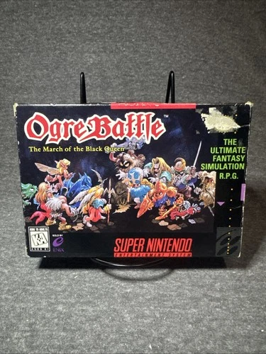 Ogre Battle The March of the Black Queen Super Nintendo SNES CIB 14
