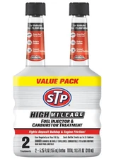STP High Mileage Fuel Injector & Carburetor Cleaner - 5.25 FL OZ  2 Count