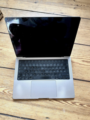 Apple MacBook Pro 14 Zoll (512GB SSD, M1 Pro, 16GB) Laptop - Space Grau