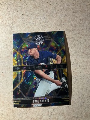 2026 Panini Stars & Stripes Prizmatic Paul Skenes #11 Gold Prizm /10