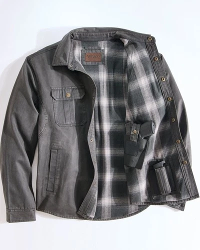 Venado Cotton Suede Bountyman Concealed Carry Shirt Jacket - product listing photo
