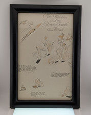 Antique 12 Rose ONeill Print under glass The ...