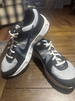 Nike T-Run 5 Size Running Shoes Grey/black/blue US 7Y 443990-001  Sneakers