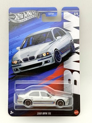 2001 BMW M5 SILVER Hot Wheels 2025 Srebrny 1:64 2xMetal