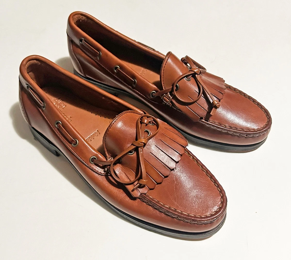 New Allen Edmonds Casual Driver Turner Red Suede Penny Loafer Mens 9.5 D Width The Perfect Summer Penny Loafer?: A Review Of The Allen  main image 3