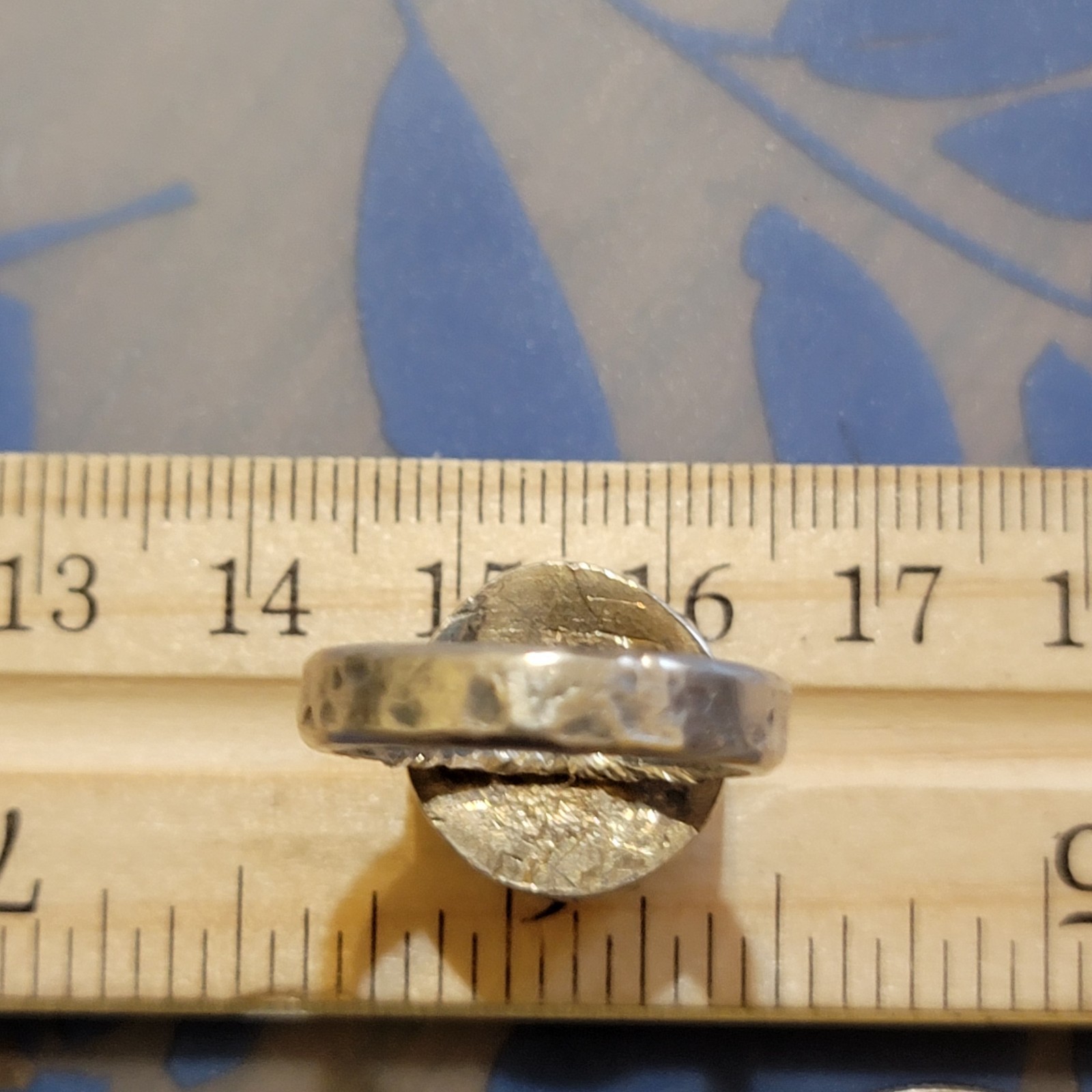 Turquoise Solid 925 Sterling Silver Statement Han… - image 9