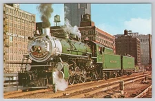 1973 Southern Railway 4501 Mikado Steam Locomotive Chicago Illinois Postcard