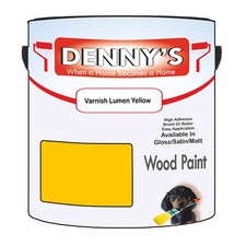 Dennys Wood Sheds Paint - Varnish Lumen Yellow