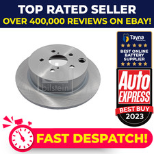 2x Brake Discs Pair Solid fits SUBARU FORESTER SJ, SJG 2.0 Rear 2013 on 274mm