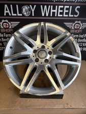 1 X Mercedes E Class AMG 19" Alloy Wheel A2124014502 8.5j Et48 W212 No Welds