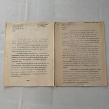 1951 Chevrolet Car General Motors Factory Press Release Document Letter Lot of 2