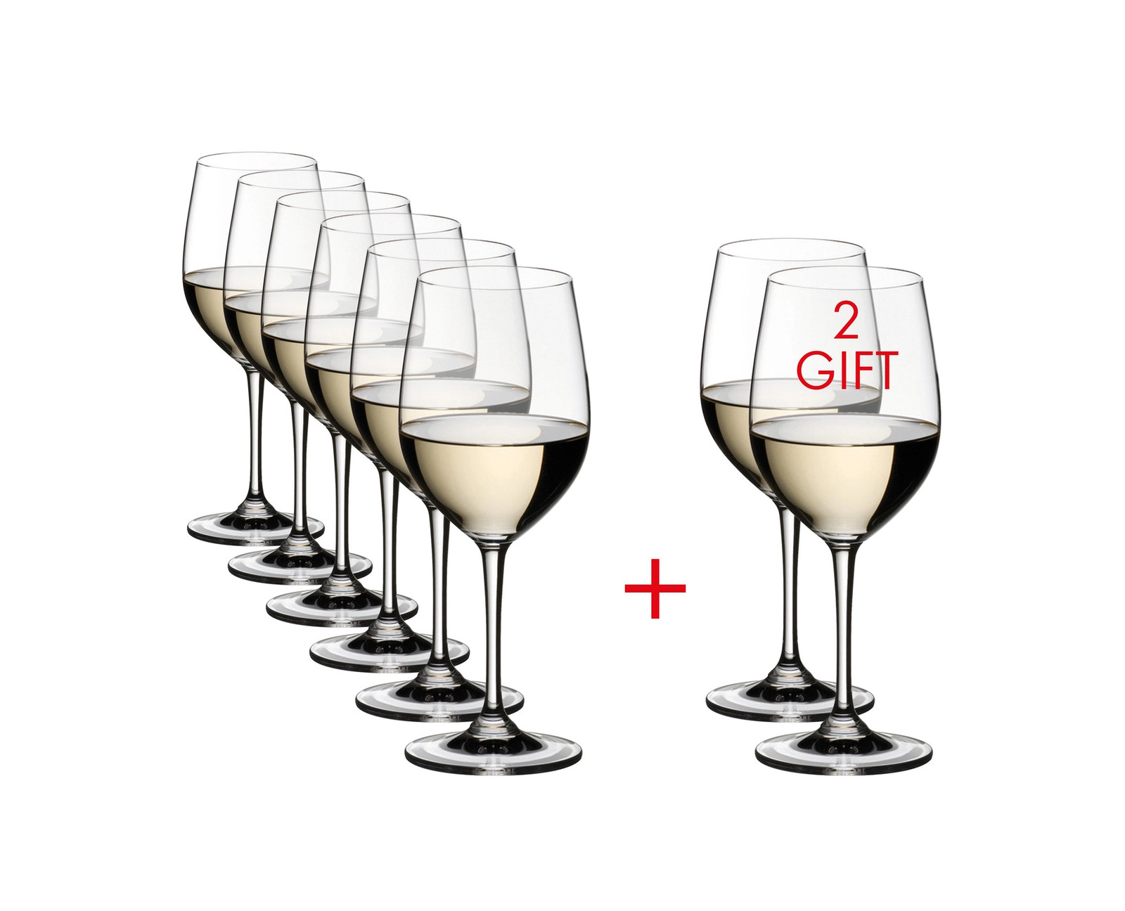 Riedel Vinum Weißweinglas Viognier/Chardonnay 8er Set