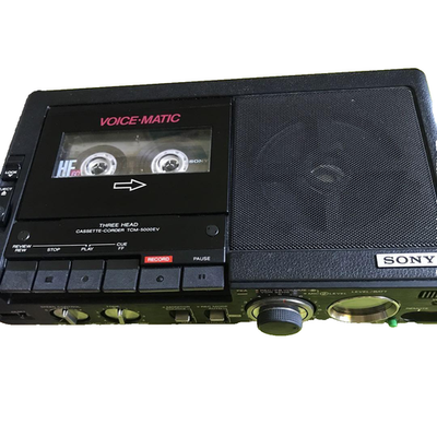 ポータブルプレーヤー SONY TCM-5000EV CASSETTE-CORDER Sony TCM-5000EV Cassette Recorder Portable Player Audio working | eBay