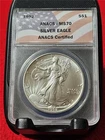 1992  American 1oz .999 Silver Eagle ASE Dollar ANACS MS 70               #T3349