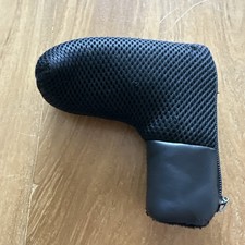 Unbranded Blade Putter Cover Black Mesh Zippe...