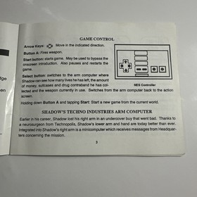 Raid 2020 By Color Dreams Manual With Reg Card (Nintendo, NES) *Manual Only*